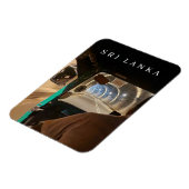 Sri Lanka tuk tuk passagier uitzicht koelkastmagne Magneet (Linkerzijde)