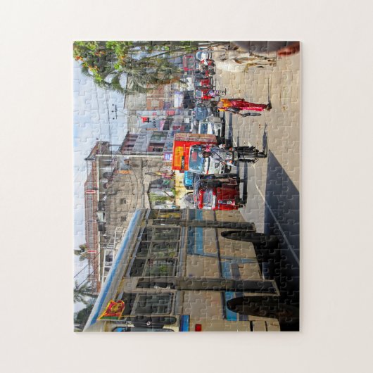Sri Lanka Tut Tut and Traffic Legpuzzel (Verticaal)