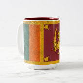 Sri Lanka Tweekleurige Koffiemok (Voorkant links)