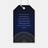 Sri Lanka uitnodiging ontwerp Cadeaulabel (Achterkant)