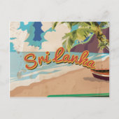 Sri Lanka  Vacation Poster Briefkaart (Voorkant)