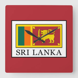 Sri Lanka Vierkante Klok