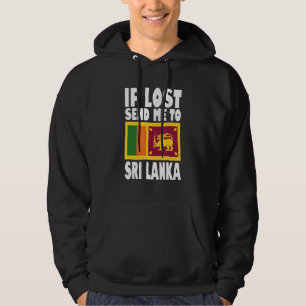 Sri Lanka Vlag Als ik verdwaald ben, stuur me dan Hoodie
