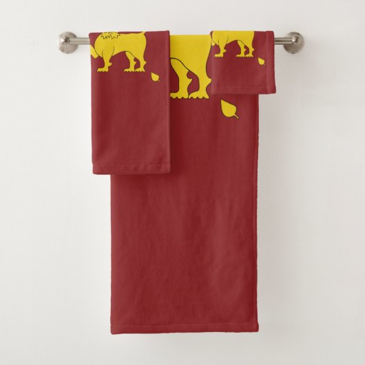 Sri Lanka vlag Bad Handdoek (Insitu)