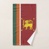 Sri Lanka vlag Bad Handdoek (Handdoek)
