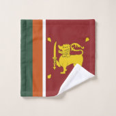 Sri Lanka vlag Bad Handdoek (Wasdoekje)