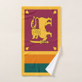 Sri Lanka-vlag Bad Handdoek (Handdoek)