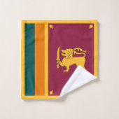 Sri Lanka-vlag Bad Handdoek (Wasdoekje)