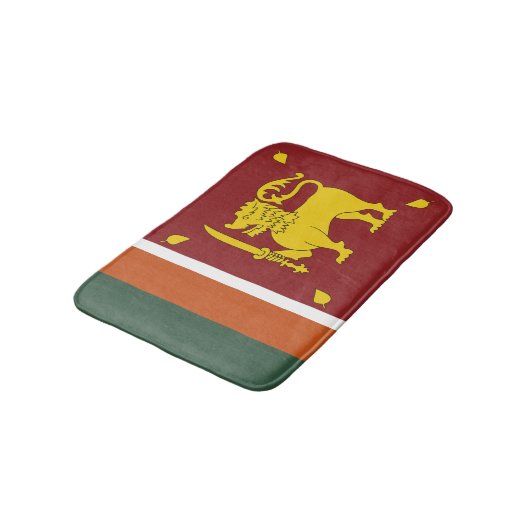 Sri Lanka vlag Badmat (Gekanteld)