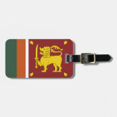 Sri Lanka-vlag Bagagelabel (Voorkant horizontaal)