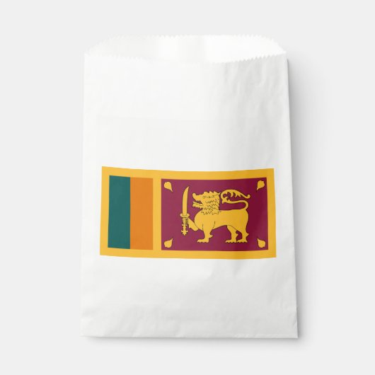 Sri Lanka-vlag Bedankzakje (Voorkant)