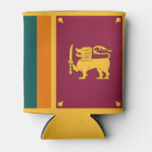 Sri Lanka-vlag Blikjeskoeler (Voorkant)