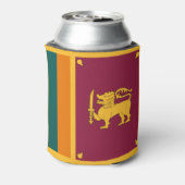Sri Lanka-vlag Blikjeskoeler (Blikje Achterkant)