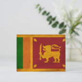 Sri Lanka vlag Briefkaart (Staand voorkant)