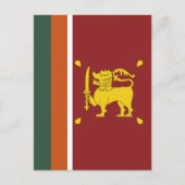 Sri Lanka vlag Briefkaart (Voorkant)