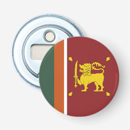 Sri Lanka vlag Button Flesopener