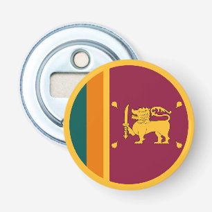 Sri Lanka-vlag Button Flesopener