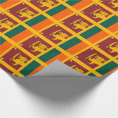 Sri Lanka vlag Cadeaupapier (Hoek)