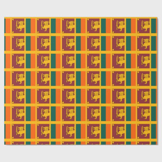 Sri Lanka vlag Cadeaupapier (Vlak)