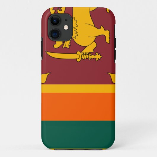 Sri Lanka vlag Case-Mate iPhone Case (Achterkant)