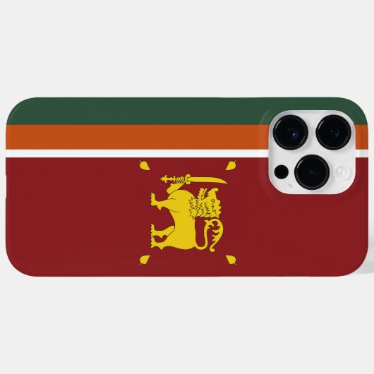 Sri Lanka vlag Case-Mate iPhone Case (Achterkant (horizontaal))
