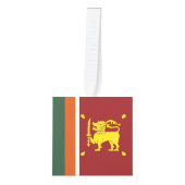 Sri Lanka vlag Decoratie (Voorkant)