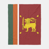 Sri Lanka vlag Fleece Deken (Voorkant)