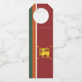 Sri Lanka vlag Flessenhanger (Voorkant)