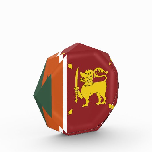 Sri Lanka vlag Fotoblokken (Links)