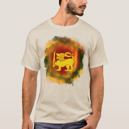 SRI LANKA VLAG GESCHENK COLLECTIE - T-SHIRT