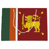 Sri Lanka vlag Groot Cadeauzakje (Voorkant)