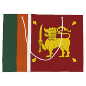 Sri Lanka vlag Groot Cadeauzakje (Achterkant)