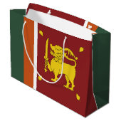 Sri Lanka vlag Groot Cadeauzakje (Achterkant Gekanteld)