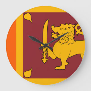 Sri Lanka vlag Grote Klok