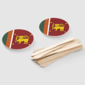 Sri Lanka vlag Handwaaier (Niet-gemonteerd)