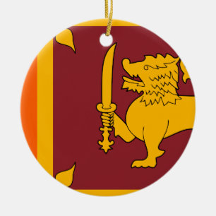 Sri Lanka vlag Keramisch Ornament