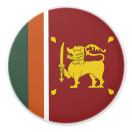Sri Lanka vlag Keramische Knop