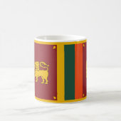 Sri Lanka Vlag Keramische Koffie Mok (Center)