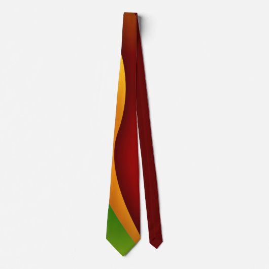 Sri Lanka Vlag kleuren Stropdas (Voorkant)