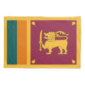 Sri Lanka-vlag Kussensloop (Achterkant)