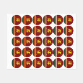 Sri Lanka vlag Labels (Vel)