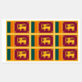 Sri Lanka-vlag Labels (Vel)