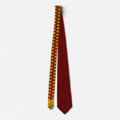 Sri Lanka Vlag Leeuw Stropdas (Achterkant)
