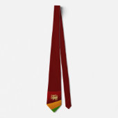Sri Lanka Vlag Leeuw Stropdas (Voorkant)