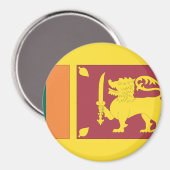 Sri Lanka vlag Magneet (Voorkant / Achterkant)