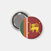 Sri Lanka vlag Magneet (Voorkant / Achterkant)