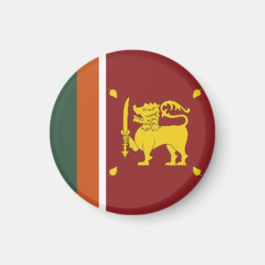 Sri Lanka vlag Magneet (Voorkant)