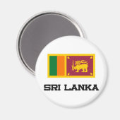 Sri Lanka vlag Magneet (Voorkant / Achterkant)