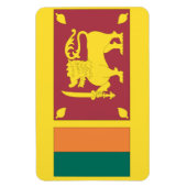 Sri Lanka vlag Magneet (Verticaal)