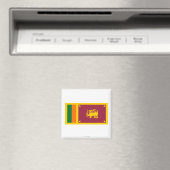 Sri Lanka vlag Magneet (Insitu (Vaatwasser))